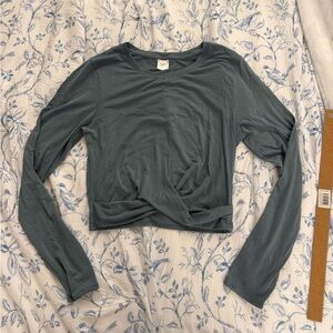 athleta with ease cropped twist top
